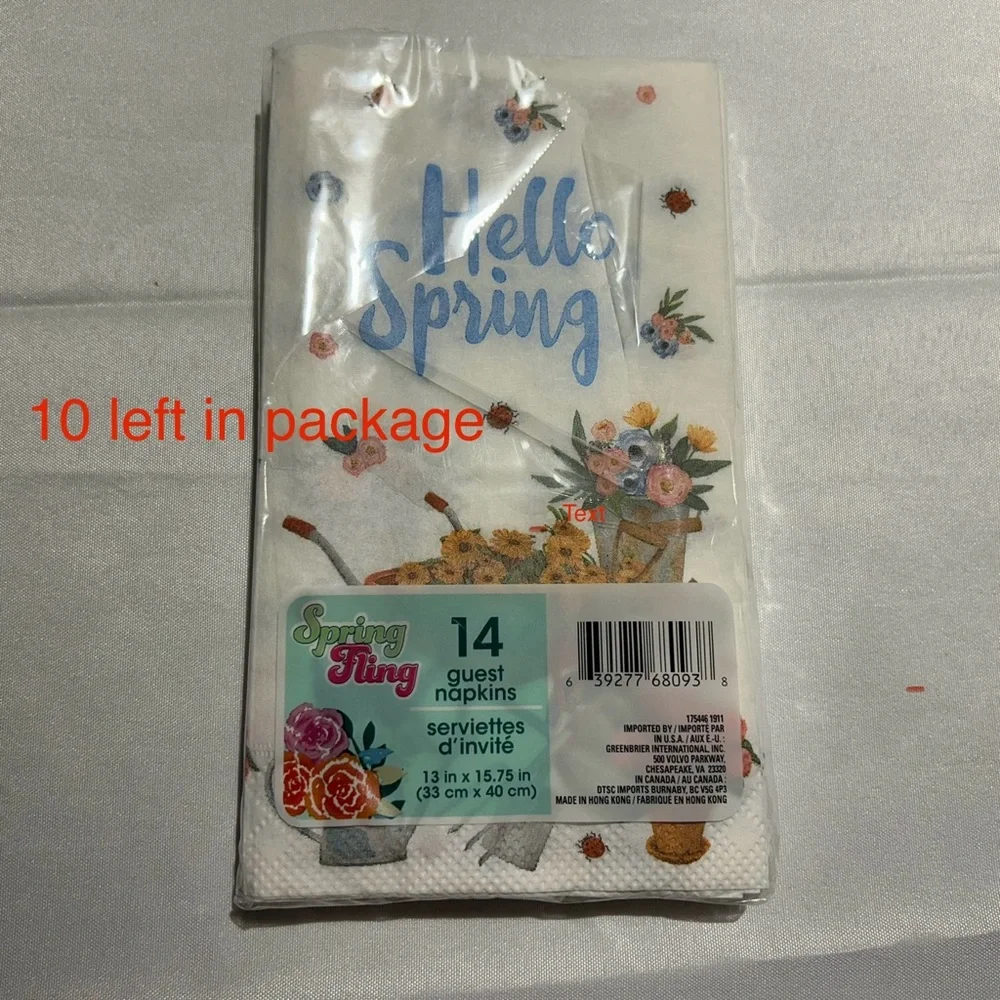 Lot of Holiday Themed  Paper Napkins assorted 8 packs cocktails hosting crafts